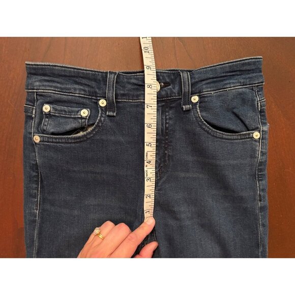 Rag & Bone Cate Mid Rise Skinny Jeans Dark Wash Denim Size 25 - Picture 10 of 12